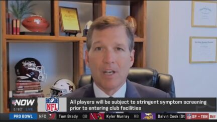 NFL's Dr. Allen Sills says Covid not being spread by asymptomatic