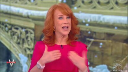 Kathy Griffin on 'The View' on Dec. 2