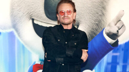 Bono at Premiere Of Illumination's 