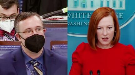 Jeff Mordock Jen Psaki split image