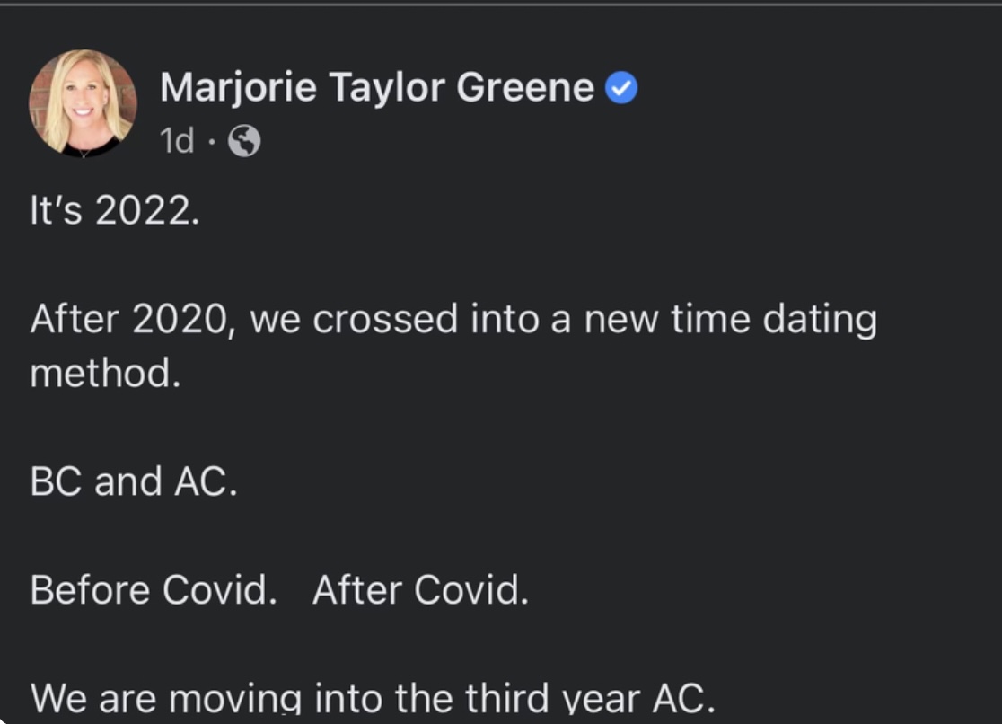 Marjorie Taylor Greene gets temporarily banned on Facebook after post on Covid-19