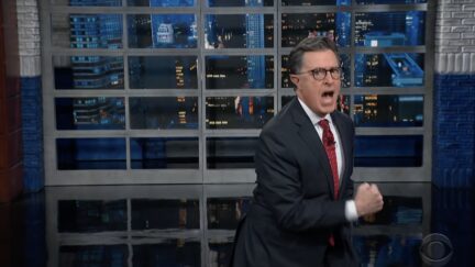 Stephen Colbert celebrates Oath Keeper arrest