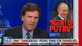Tucker Carlson responds to critics on Russia
