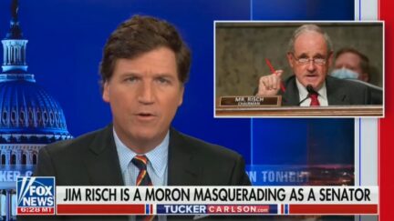 Tucker Carlson slams Jim Risch