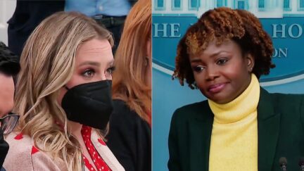 Jacqui Henrich Karine Jean-Pierre split image