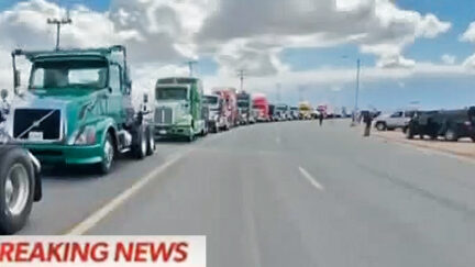 Peoples Convoy Truckers Depart California Feb 23
