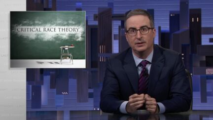 John Oliver discusses critical race theory on Last Week Tonight