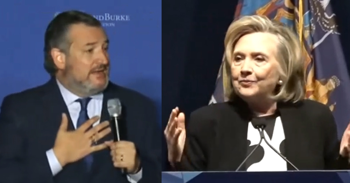 Ted Cruz Wants to Know Where Hillary Was When Epstein Associate Apparently Committed Suicide
