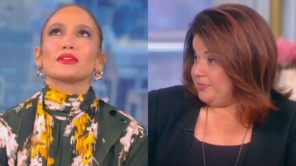 Jennifer Lopez and Ana Navarro on The View