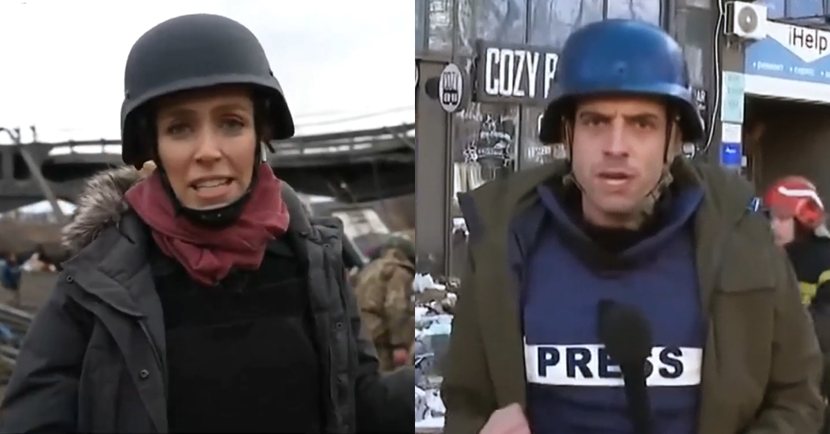 Clarissa Ward CNN Trey Yingst Fox News