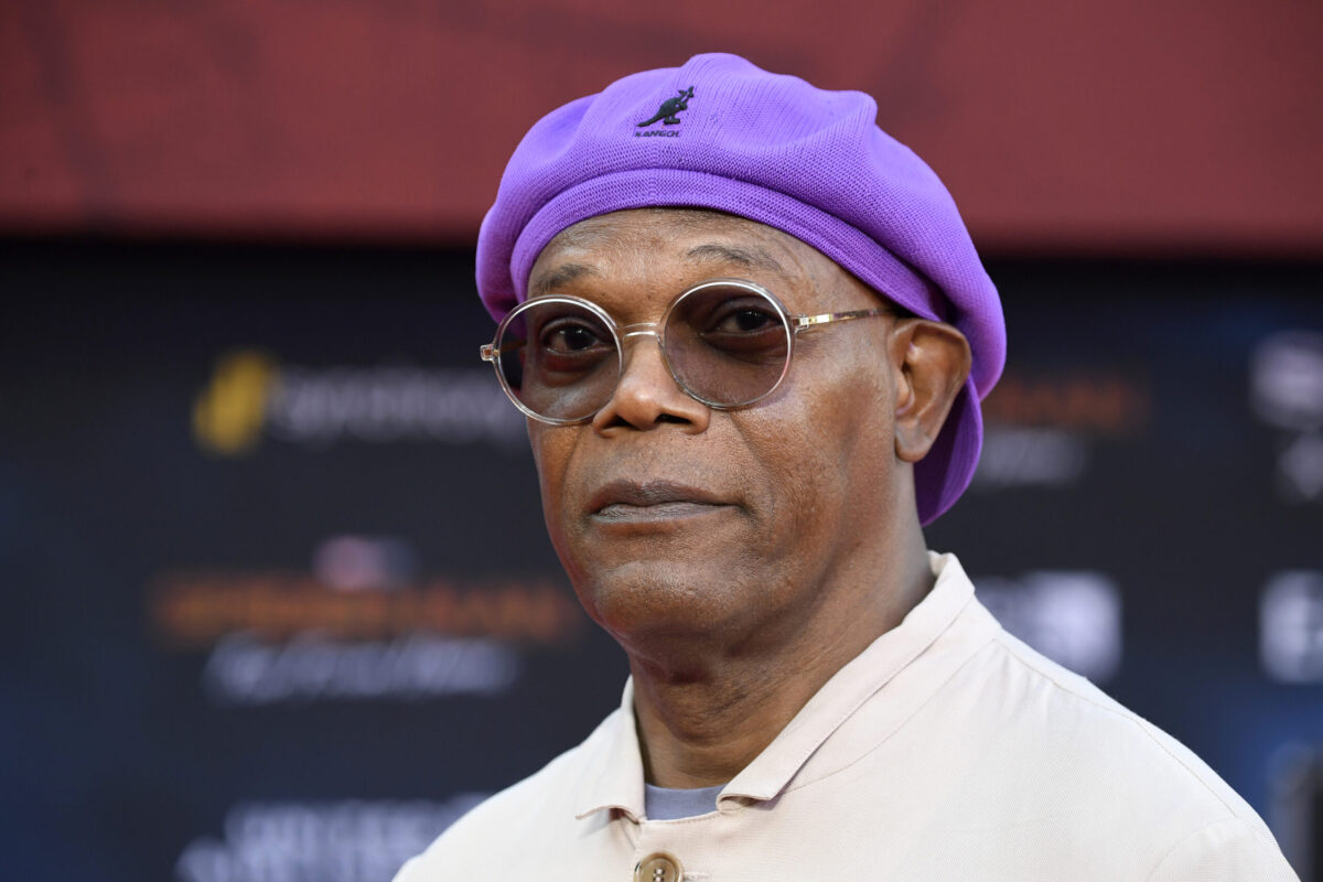 Samuel L. Jackson attends the Premiere Of Sony Pictures' "Spider-Man Far From Home"