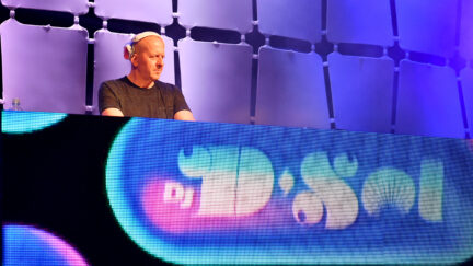 David Solomon performs at Sports Illustrated party