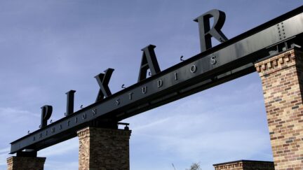 Pixar Animation Studios Sign