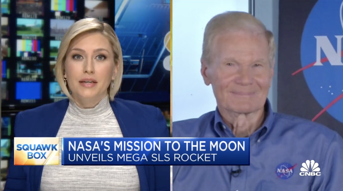 NASA's Bill Nelson Talking on CNBC