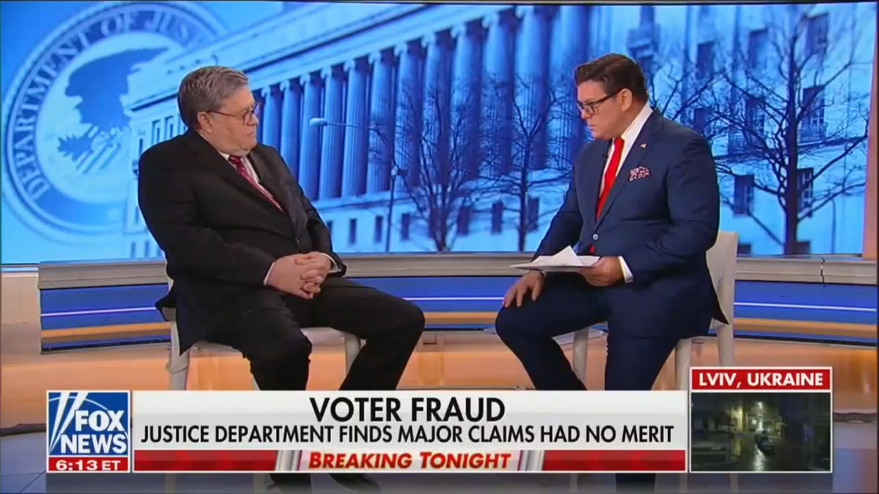 Cable News Ratings Monday March 7: Bill Barr Interview Pushes Bret Baier Over 3 Million