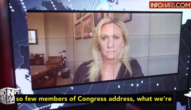 Marjorie Taylor Greene Pushes Great Reset Conspiracy Theory