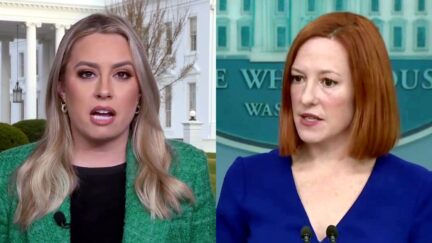 Fox News White House Correspondent Jacqui Heinrch Says MSNBC and CNN Had 'Bidding War' Over Jen Psaki split image