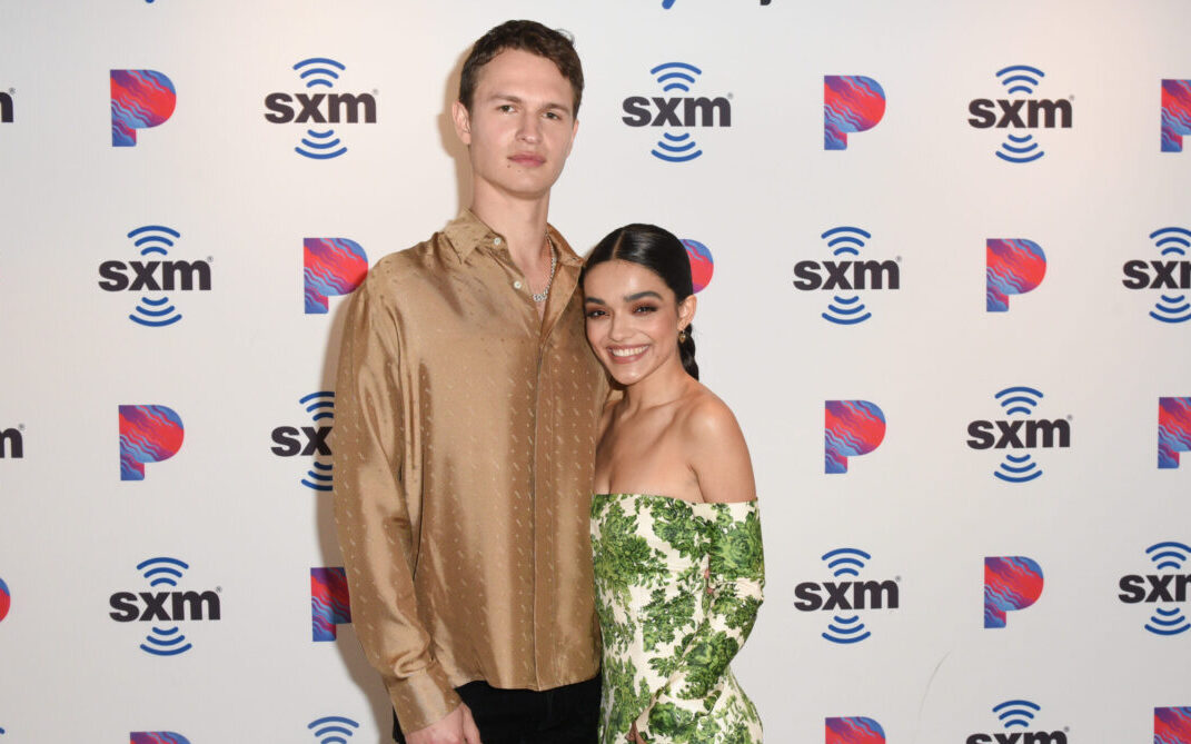 Ansel Elgort and Rachel Zegler at SiriusXM's Town Hall with the Cast of "West Side Story" Hosted By SiriusXM's Jess Cagle
