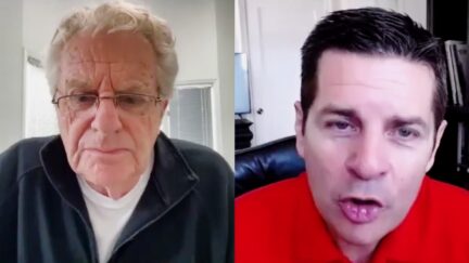 Jerry Springer - Dean Obeidallah split image