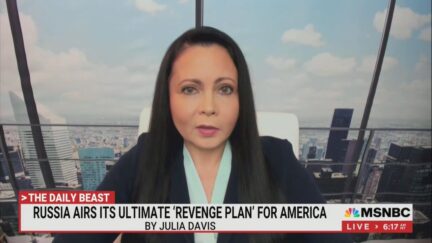 Julia Davis on MSNBC on April 12