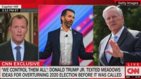 Don Jr texted Mark Meadows about overturning election