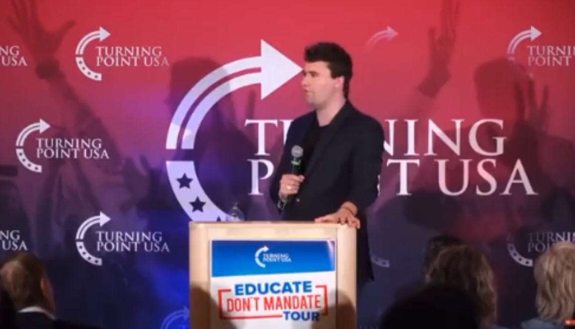 Charlie Kirk says living in tall buildings makes people liberal