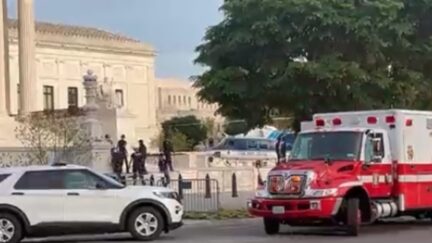 Man tries to light himself on fire in front of Supreme Court