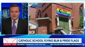 Greg Kelly slams gay pride flags on churches