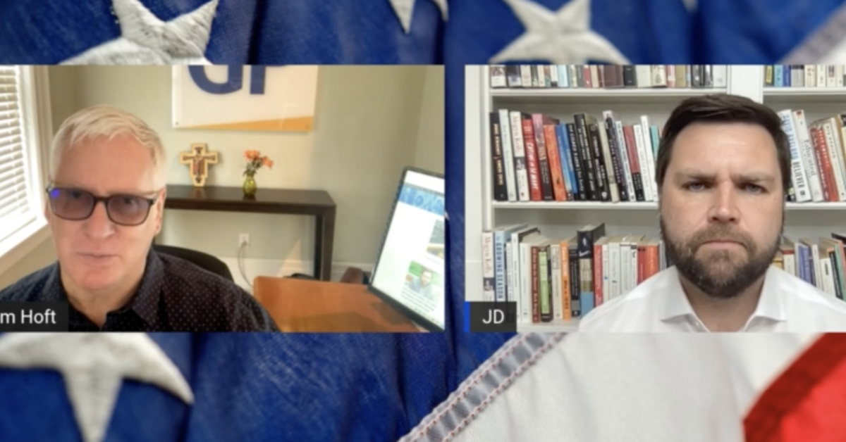 J.D. Vance Tells Trump Voters He Won't Stab Them in the Back