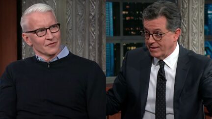 Colbert mocks Anderson Cooper about CNN+