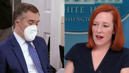‘Whoo!’ NBC News’ Peter Alexander Audibly Hoots After Reading Biden’s Blistering Slams on Republicans to Psaki
