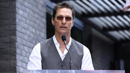 Matthew McConaughey on Hollywood Walk Of Fame