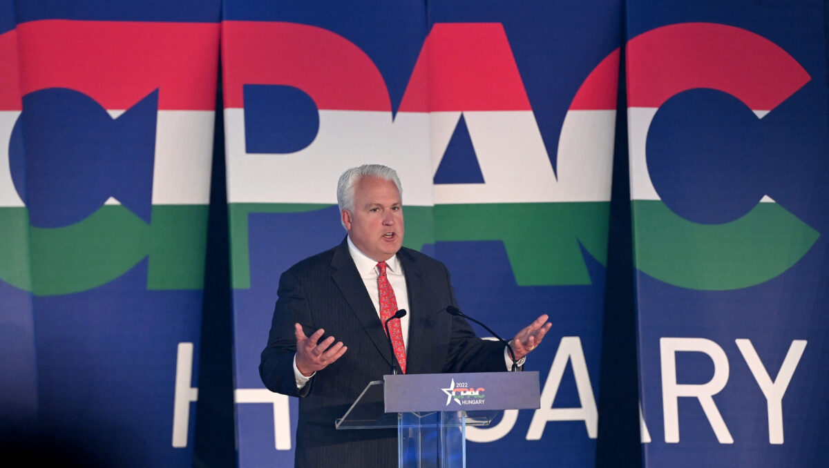 Matt Schlapp speaks at CPAC Hungary