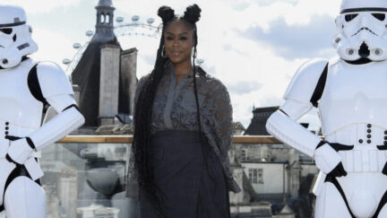 Moses Ingram at Photocall for Disney's 