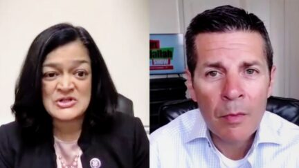 Jayapal Pushes Hard for Trump to Be Prosecuted 'Quickly'to Dean Obeidallah