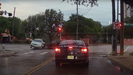 Jerry Jones Crash Shows Other Car T-Boned