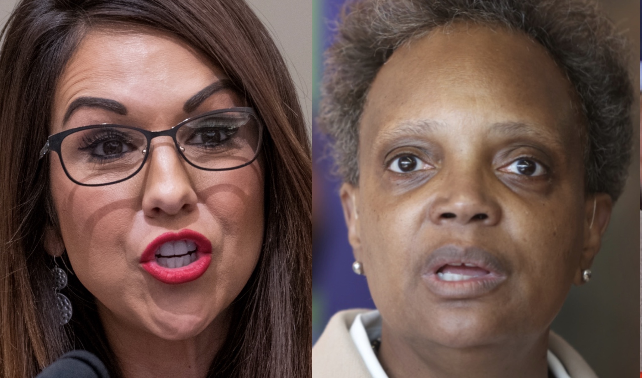 Lauren Boebert and Lori Lightfoot
