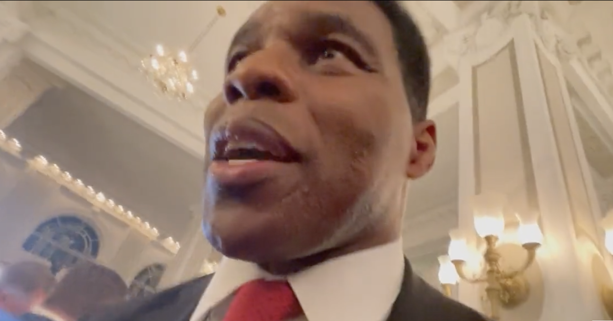‘What I’d Like to Do Is See It and Everything and Stuff’: Herschel Walker Awkwardly Responds to Question About Texas School Shooting