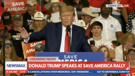 Trump speaks at Save America rally in Wyoming
