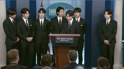 BTS speaks at White House briefing