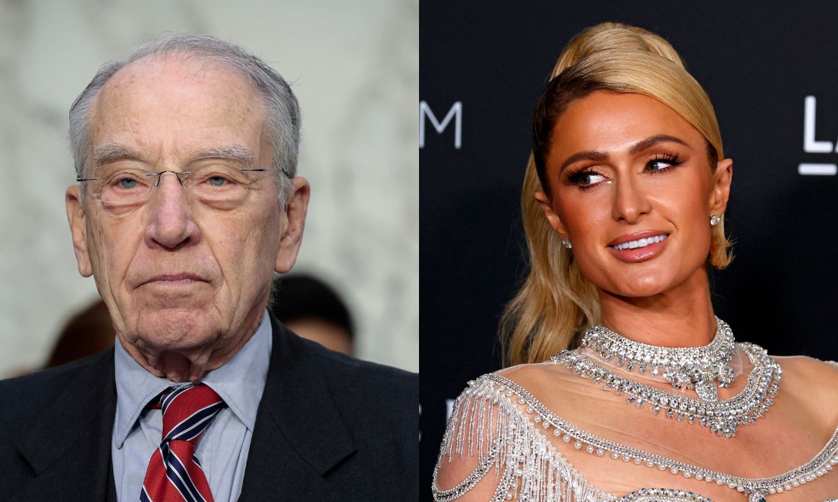 Chuck Grassley and Paris Hilton