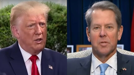 Trump Shares Article Calling Brian Kemp's Primary Victory Stolen