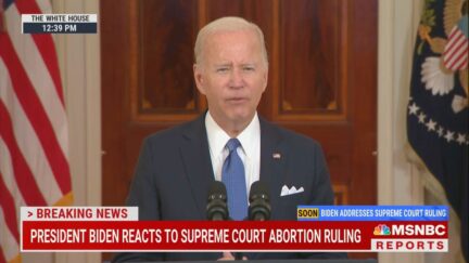 Biden descries SCOTUS overturning Roe on June 24