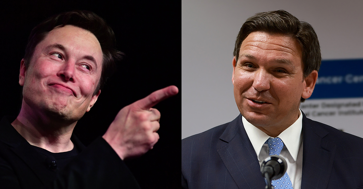 Elon Musk says he's leaning toward Ron DeSantis