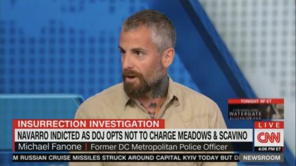 Former officer Michael Fanone on CNN Newsroom discussing Jan. 6 hearings