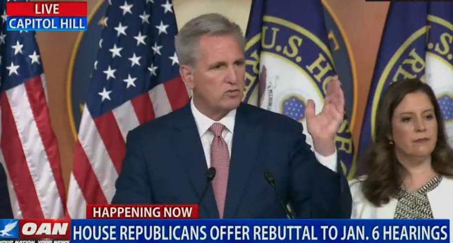 Kevin McCarthy talking about Jan. 6
