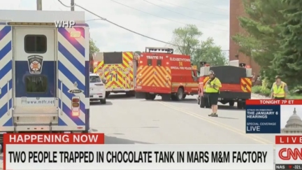 2 People Trapped in Chocolate Tank at M&Ms Factory