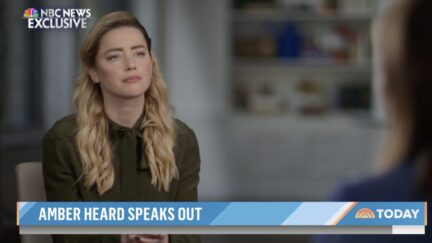 Amber Heard on the Today Show