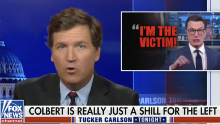 Tucker Carlson Rips Stephen Colbert as an Unfunny 'Karen'