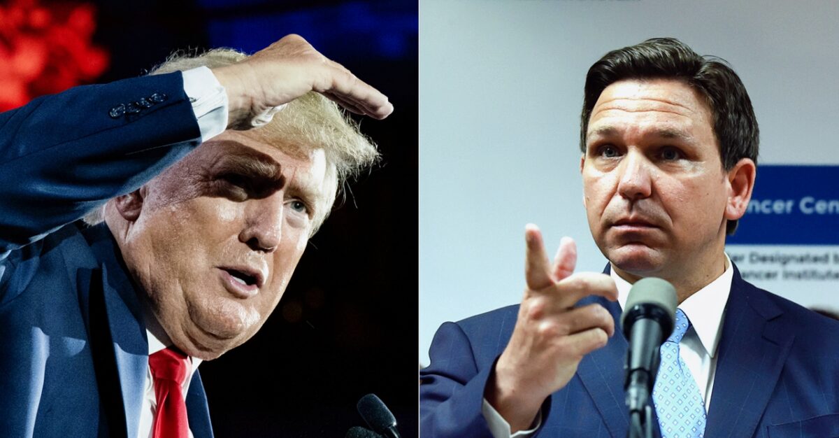 DeSantis Campaign Angry At Trump For Throwing Rubio Rally And Snubbing Them: 'Elbow To Ron’s Throat'